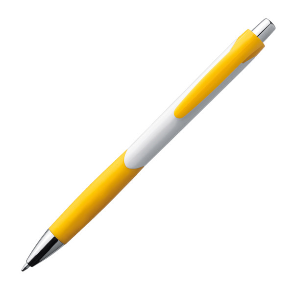 HARRIET Plastové guľôčkové pero - Yellow