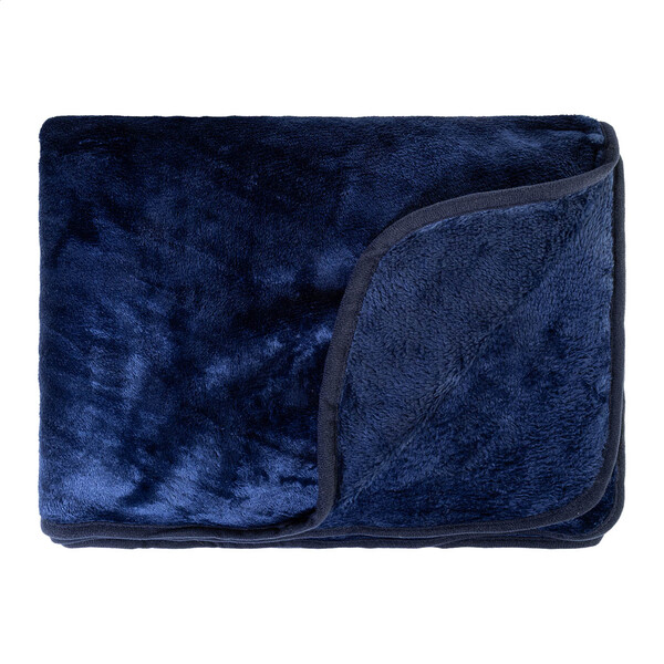 2In1 Travel Blanket And Pillow Napwrap - Dark Blue