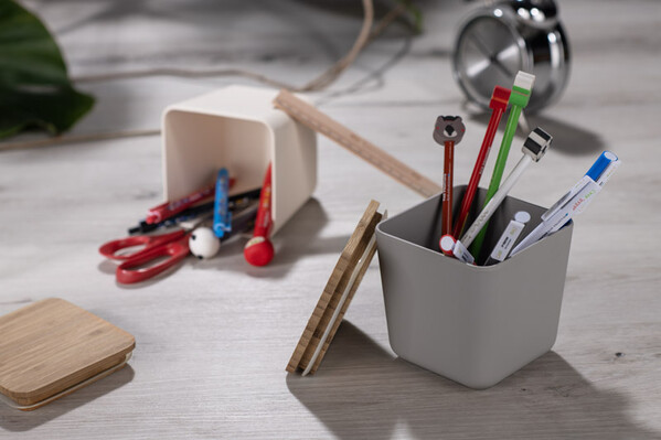 Organizer with cup coaster VESO - grey