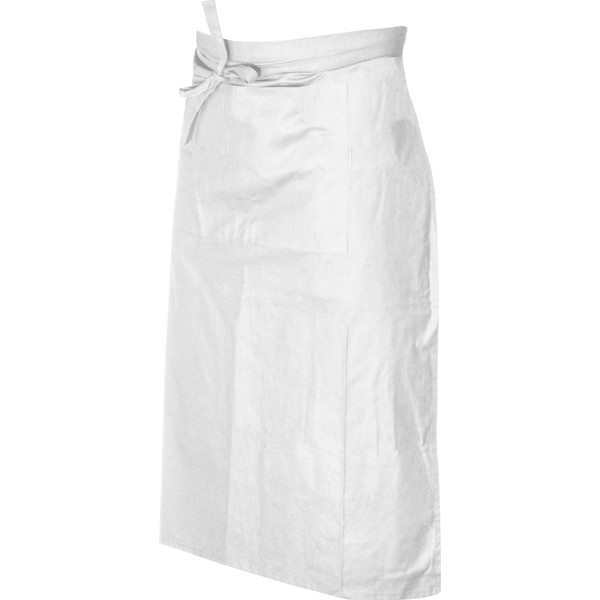Apron - large 180 g Eco tex standard 100 GERTRUD - White