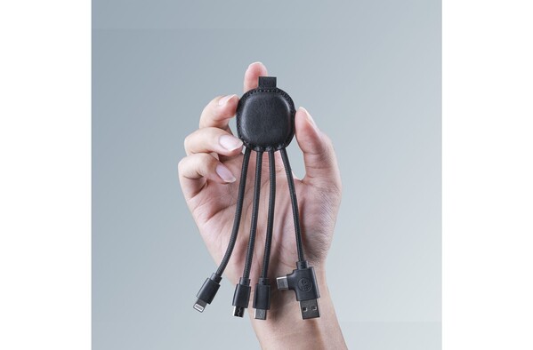 Xoopar Iné charging cable, NFC,recycled leather