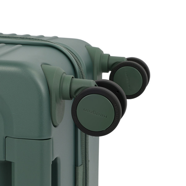 YUNO S | Troler cabină 55 cm (IATA) + TSA - Hedgren - Duck Green