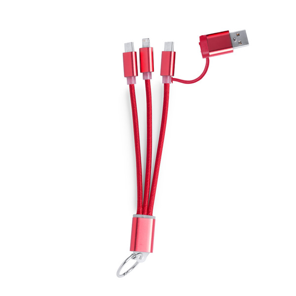 Cable Cargador Frecles - Rojo