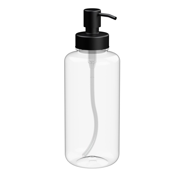 Soap Dispenser "Deluxe" 1.0 L, Transparent