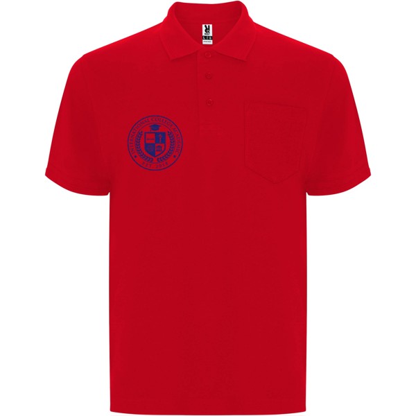 Polo unisex a maniche corte Centauro Premium - Rosso / 3XL