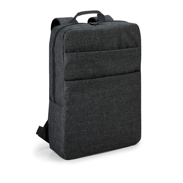 GRAPHS BPACK. 15'6" Laptop backpack in 600D - Dark Grey