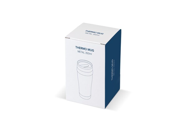 Mug métallique pour voiture 350ml - Argent