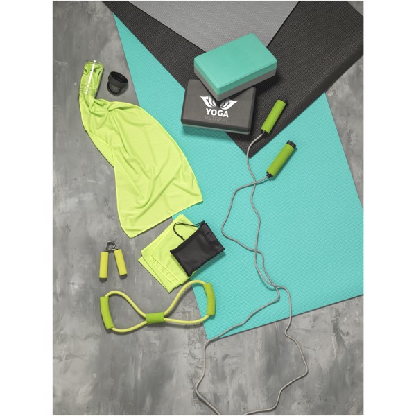 Asciugamano rinfrescante in contenitore PET Remy - Lime