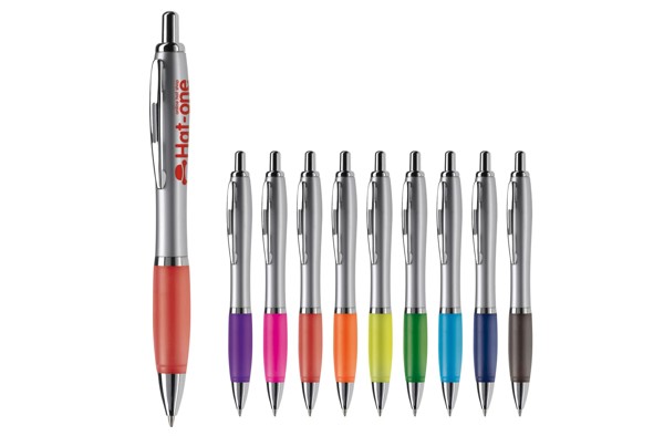 Ball pen Hawaï silver - Silver / Black