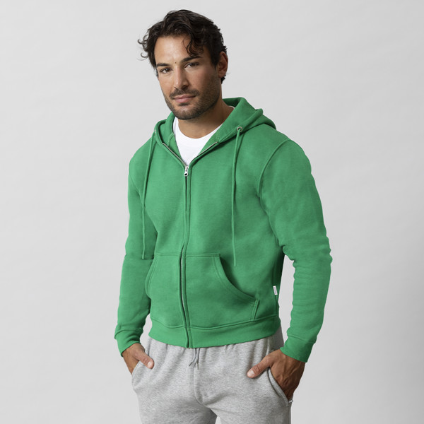 Sudadera Adulto Capucha + Cremallera Walder - Blanco / L