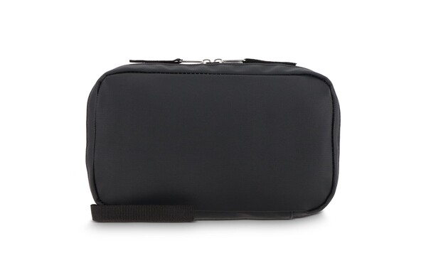 Sac organiseur Napa 210D enduit PU rPET 22 x 13 x 4 cm - Noir