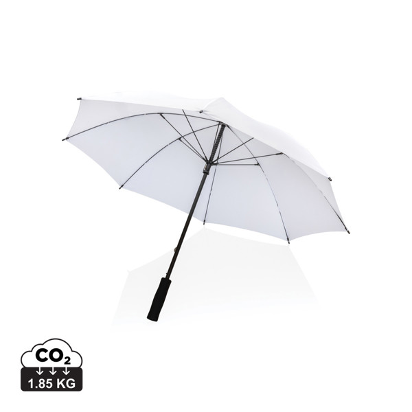 Parapluie tempête 23" en rPET 190T Impact AWARE™ - Blanc