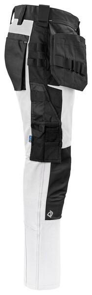 5551 Waistpant Stretch White C62