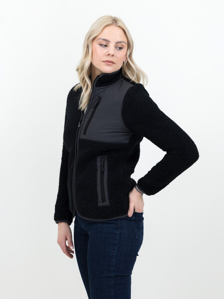 Harvest Kingsley Woman Full Zip Black S