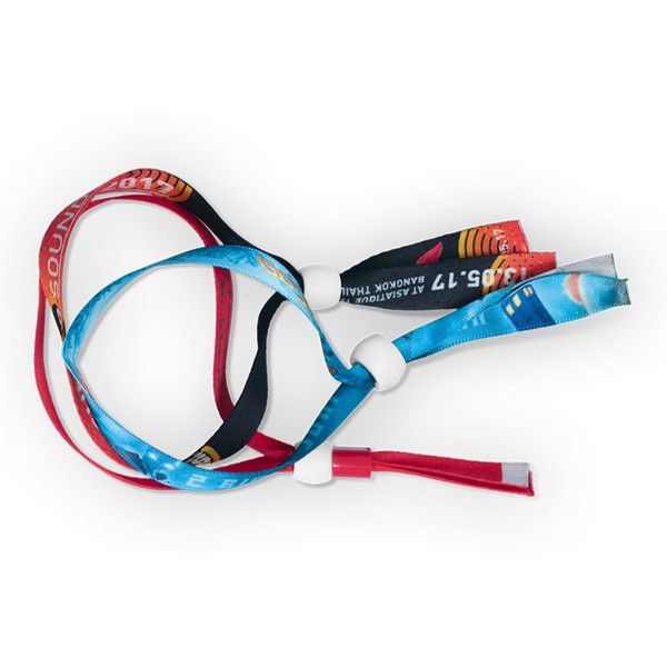 IDENTIFICATION SATIN BRACELET WITH TWO SIDES SUBLIMATION - Echantillon / Echantillon