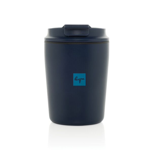 Tasse à café 220ml dans une boite cylindrique Pico Barista - Bleu Marine