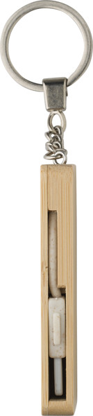 Porta-chaves de bambu Bianca