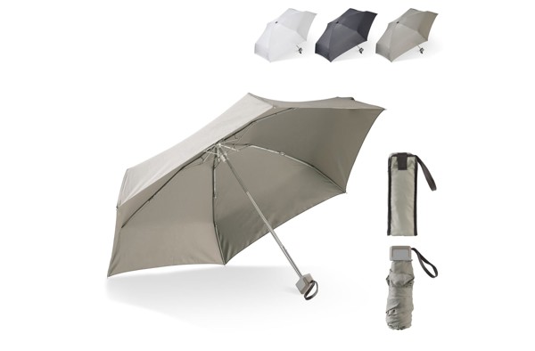 Ultra light 21” umbrella with sleeve - White