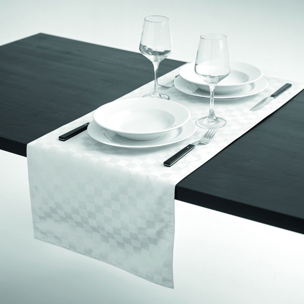 Tischläufer Polyester Spice - Weiß
