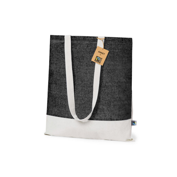 Bolsa Annet Fairtrade - Negro