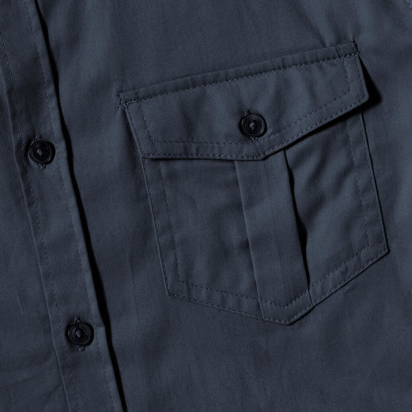 Roll Sleeve Shirt Long Sleeve - White / M