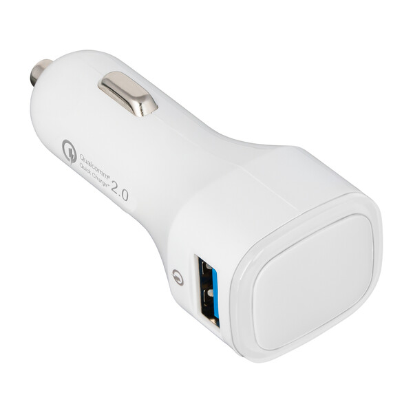 Chargeur voiture USB Quick Charge 2.0® COLLECTION 500 - transparent