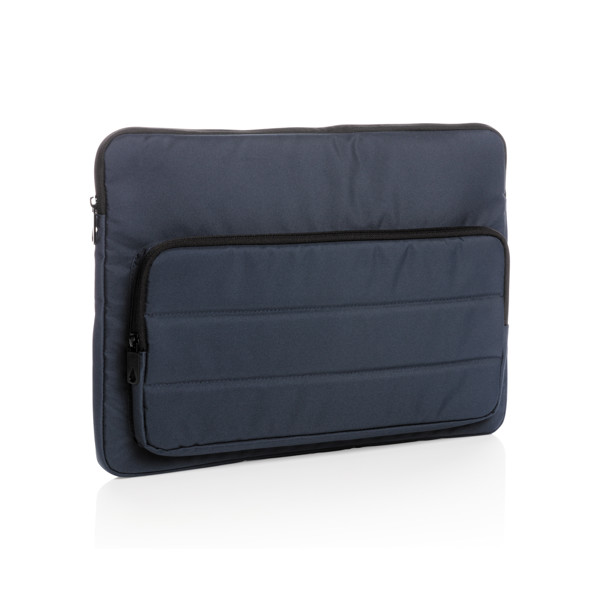 Pochette pour ordinateur 15,6" Impact en rPET AWARE™ - Bleu Marine