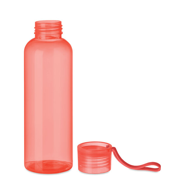 Tritan bottle and hanger 500ml Indi - Transparent Red