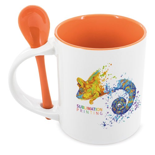 CANECA SUBLIMAÇAO C/COLHER -