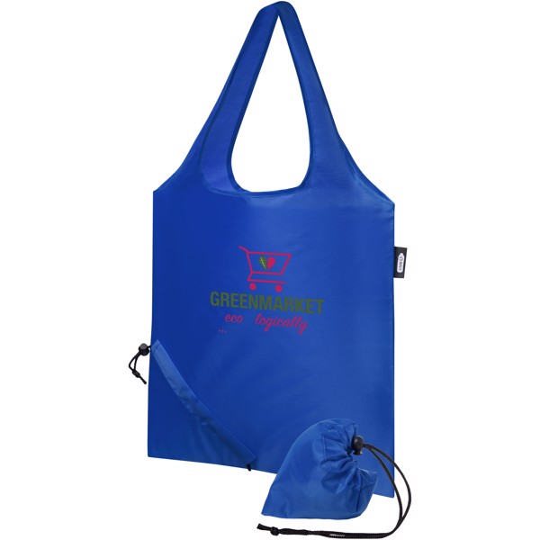 Tote bag pieghevole in RPET Sabia - 7L - Blu royal