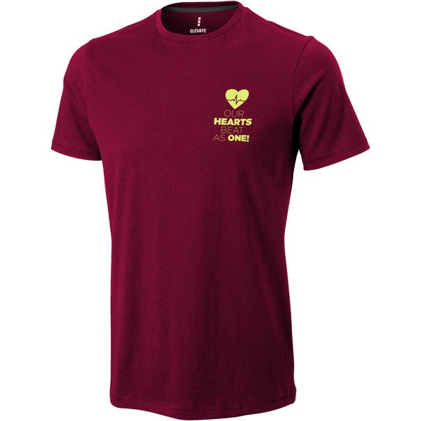 T-shirt manches courtes homme Nanaimo - Bordeaux / 3XL