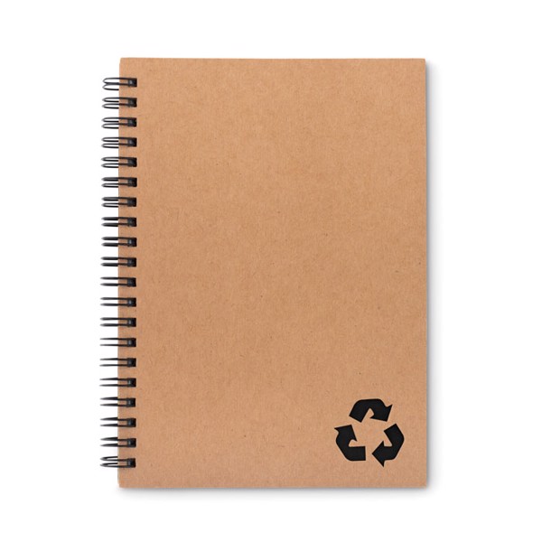 Mineralpapier Notizbuch Piedra - Schwarz