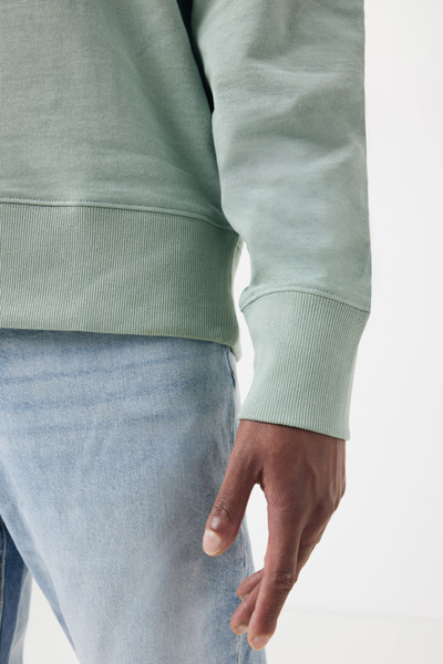Mikina Iqoniq Kruger relaxed fit z recykl. bavlny - Iceberg Green / M