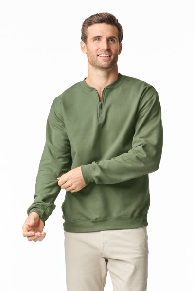 Softstyle™ Midweight Adult Fleece 1/4 Zip Sweatshirt - RS Sport Grey / M