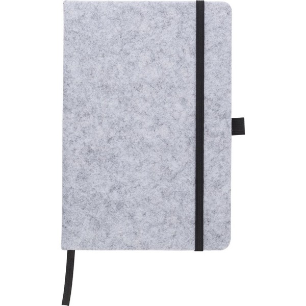 Felt RPET notebook A5 - grey