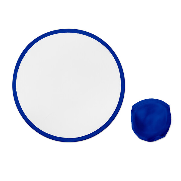 Full colour foldable frisbee - True Blue