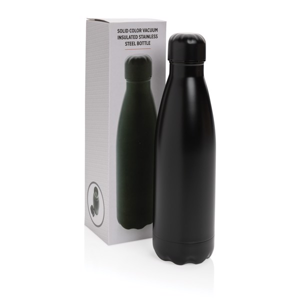 Bouteille isotherme en acier 500ml - Noir