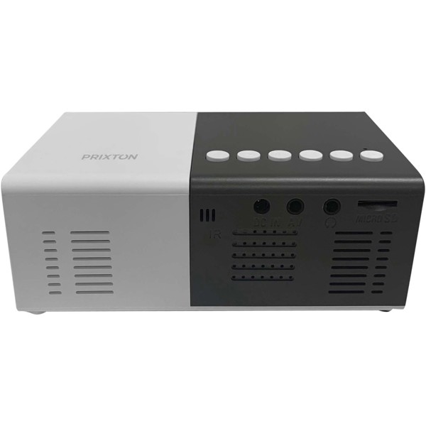 Prixton Cinema mini projector - Solid Black / White