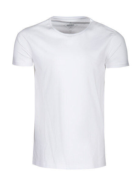 Harvest Twoville Slub U-neck T-shirt White L