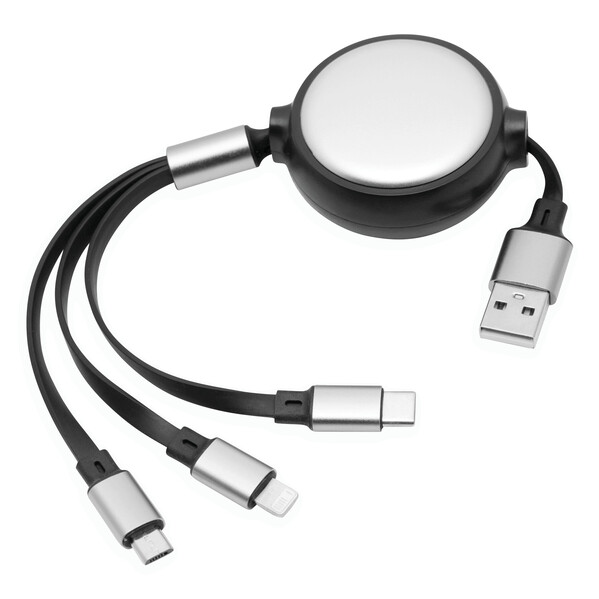 Charging Cable Retract - Black
