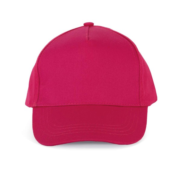Kids' Cotton Cap - 5 Panels - Fuchsia