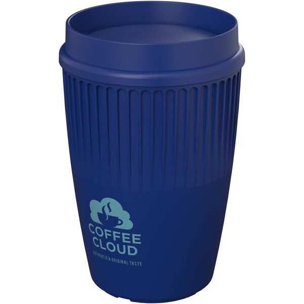 Gobelet Cirrus POP de 350 ml avec couvercle 360° - Bleu