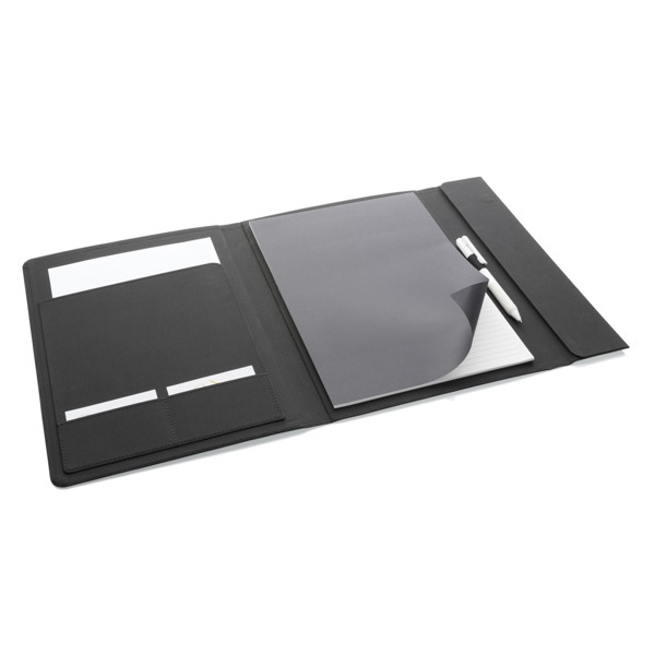 Impact Aware A4 portfolio, recycled polyester - Black