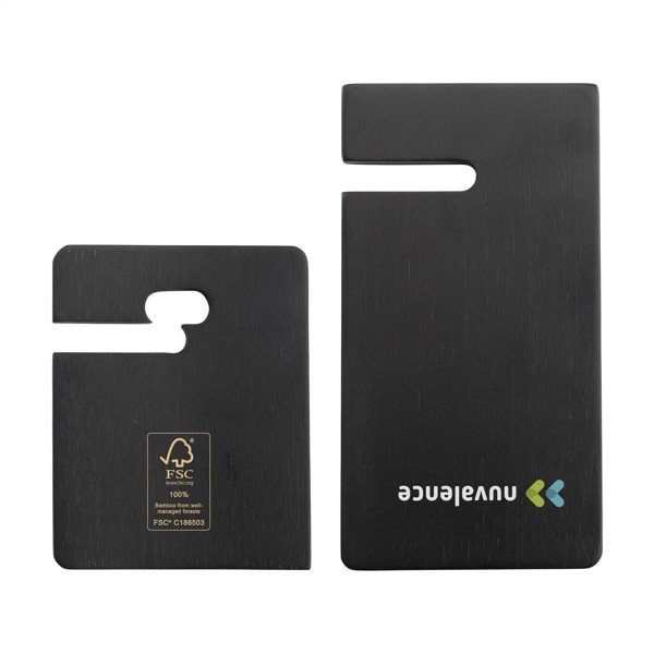 Miyo Bamboo Phone Stand support de téléphone - Noir