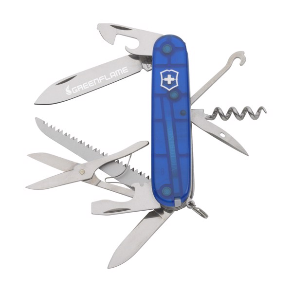 Victorinox Huntsman pocket knife - Transparent Blue