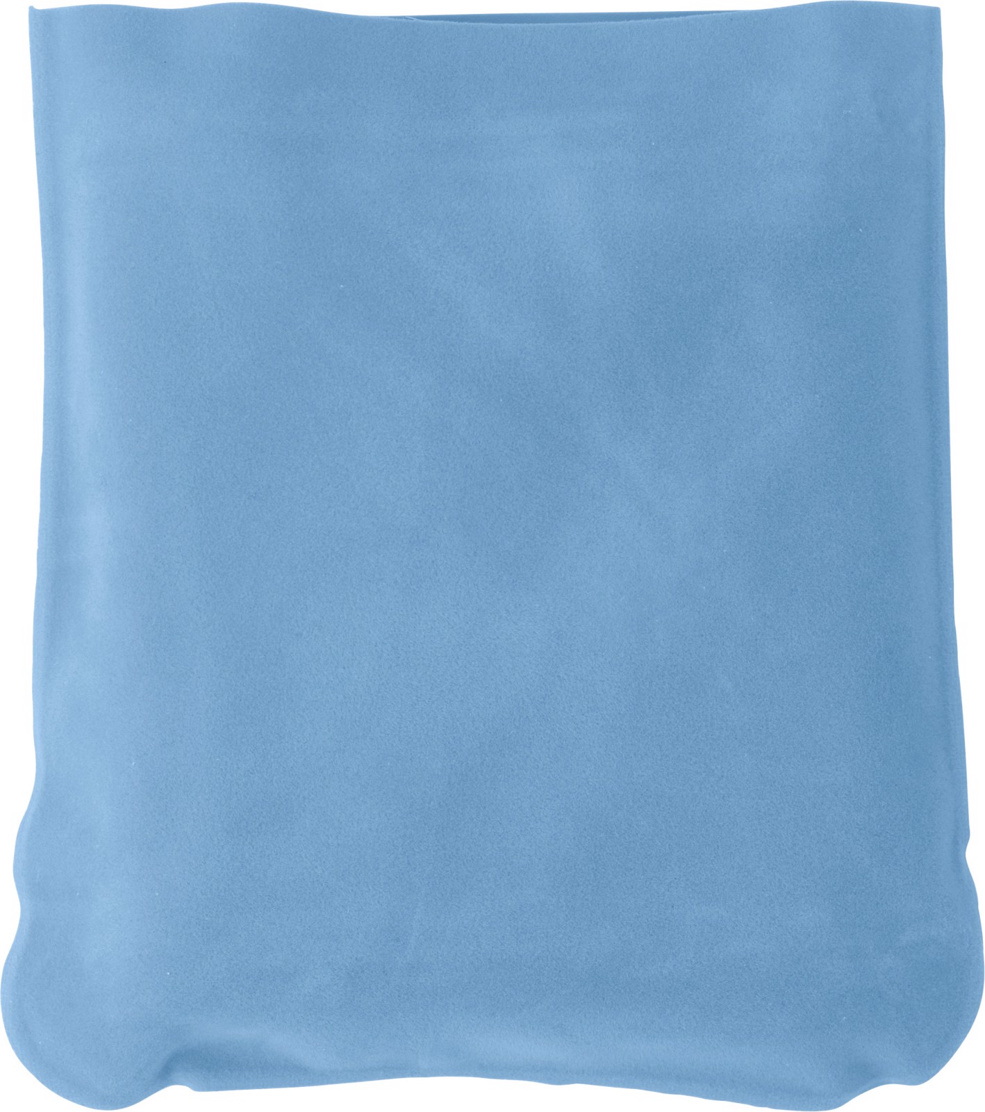 Velour travel cushion - Light Blue