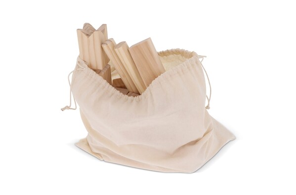 Jeu Kubb en bois en pochette