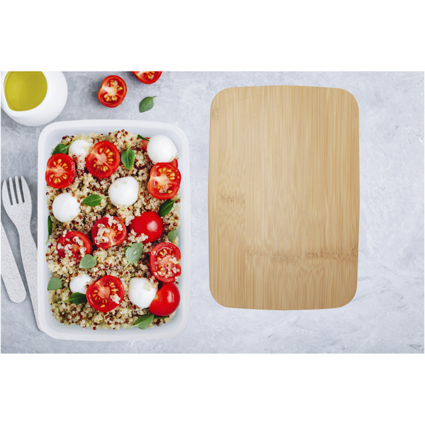 Mangi 750 ml lunch box - White