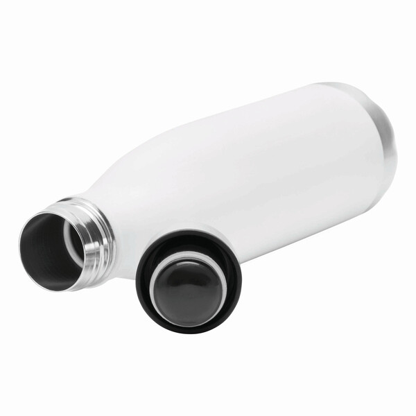 Double-Walled Vacuum Bottle Golden Taste - White