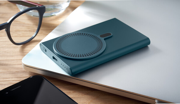 Chargeur sans fil powerbank Pawtt - Bleu